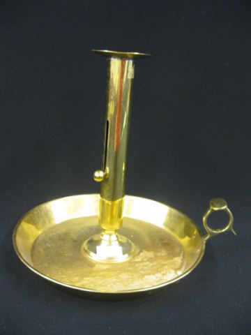 Brass Chamberstick telescopic.