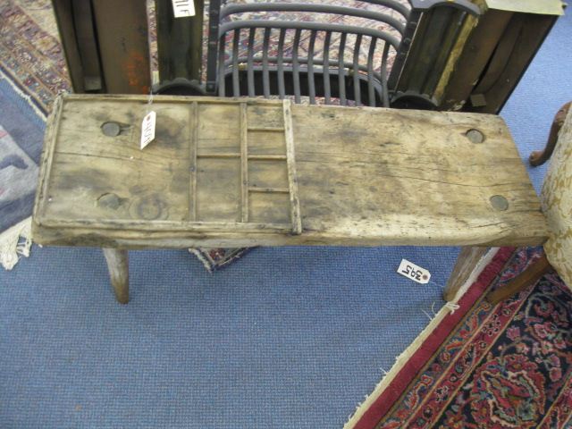 Early American Seed Sorting Bench