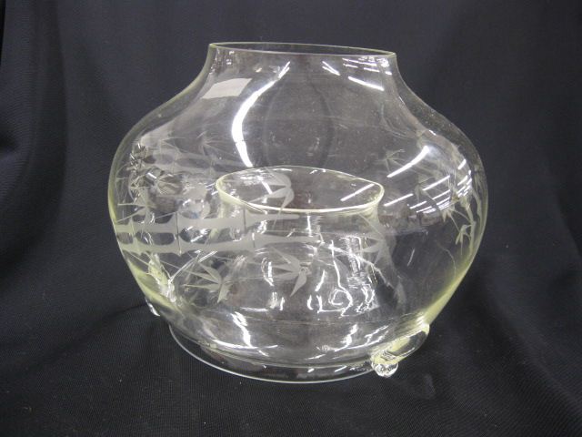 Etched Glass 2 pc. Fly Catcher