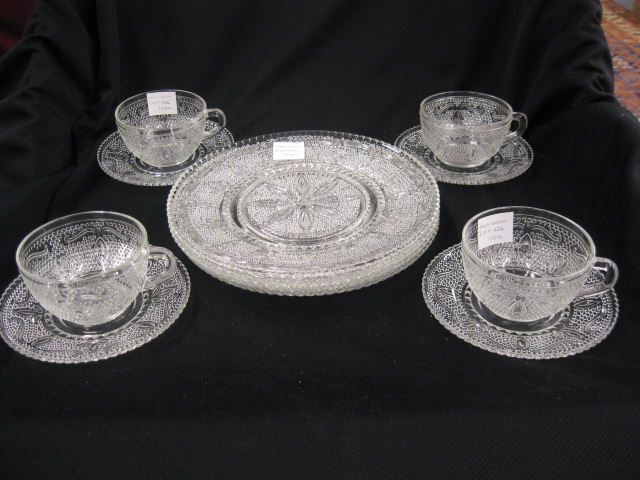 12 pc Federal Depression Glass 14fc2e