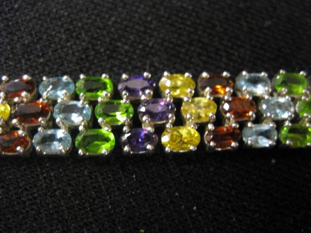 Gemstone Bracelet 100 oval gems 14fc41