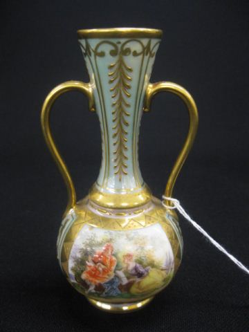 Dresden Porcelain Bud Vase handpainted