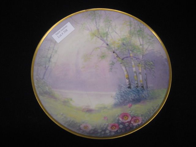 Pickard Handpainted China Plate vellum