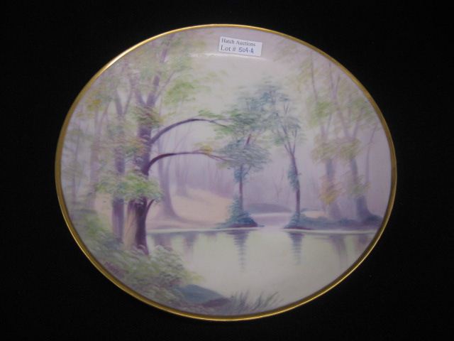 Pickard Handpainted China Plate vellum