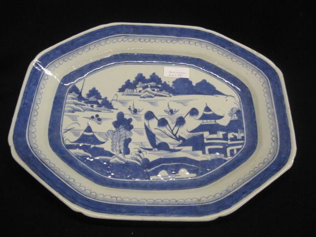 Chinese Canton Pottery Platter