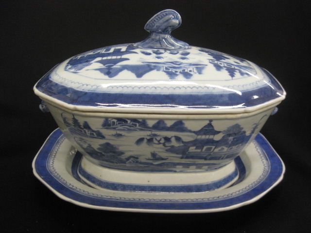 Chinese Canton Tureen & Underplate