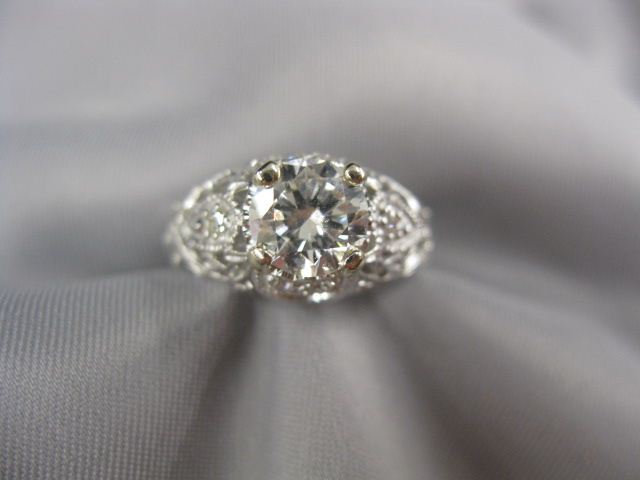 Diamond Ring .98 carat round brilliant
