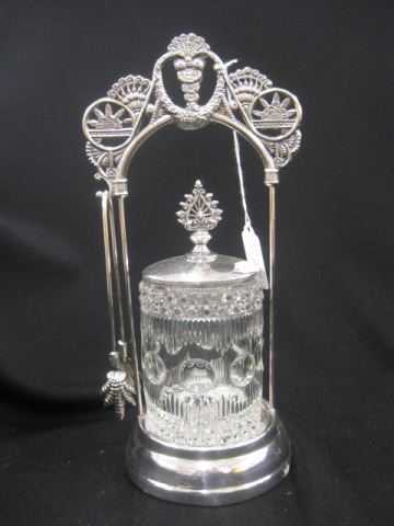 Victorian Pickle Castor cane &