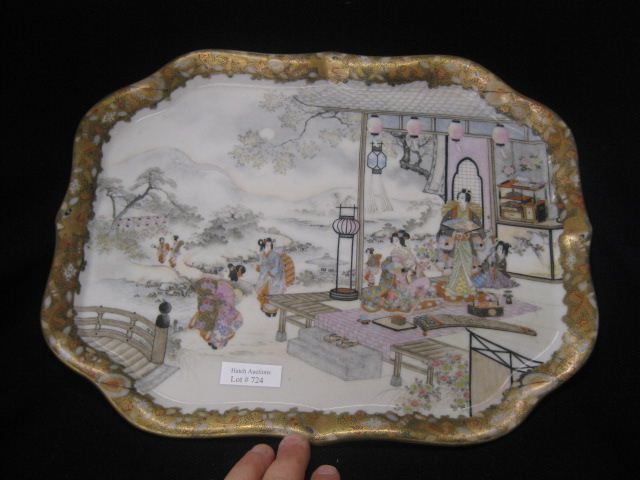 Japanese Kutani or Arita Porcelain 14fd6b