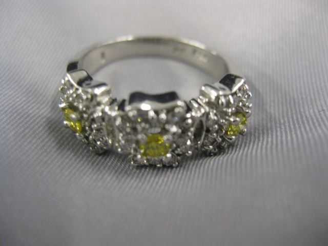 Platinum Diamond Ring 3 yellow 14fd9e