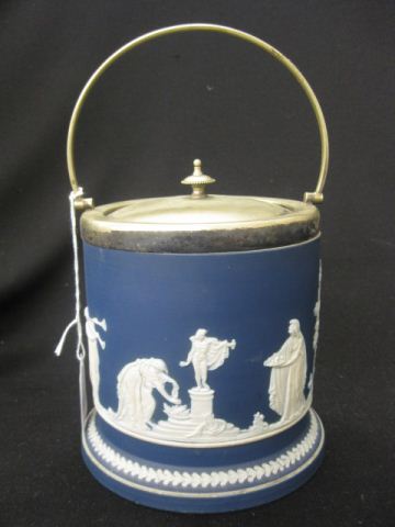 Wedgwood Dark Blue Jasperware Biscuit 14fd98