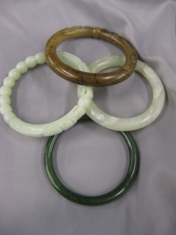 Jade Bangle Bracelet estate lot 14fdb7