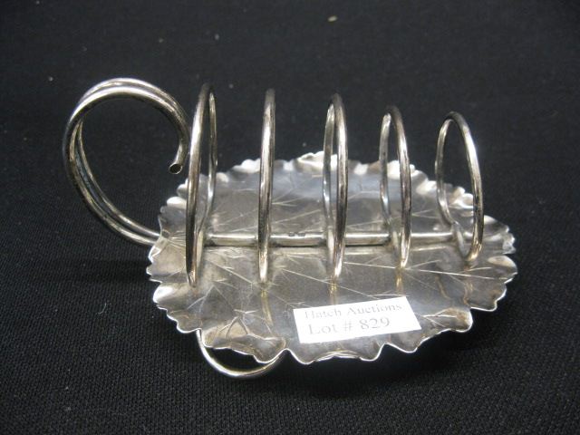 English Sterling Silver Toast Rack