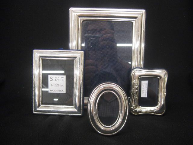 4 Sterling Silver Frames various