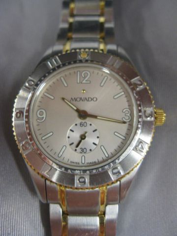Movado Stainless Gold Wristwatch 14fde9