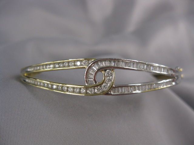 Diamond Bangle Bracelet 33 round 14fdfc