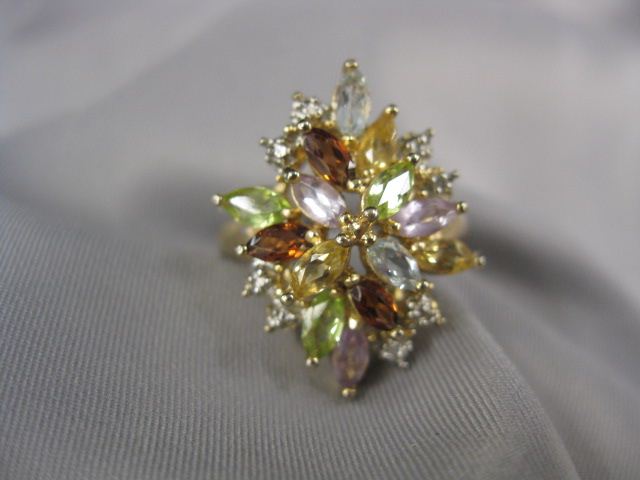 Gemstone Diamond Ring includes 14fe2a