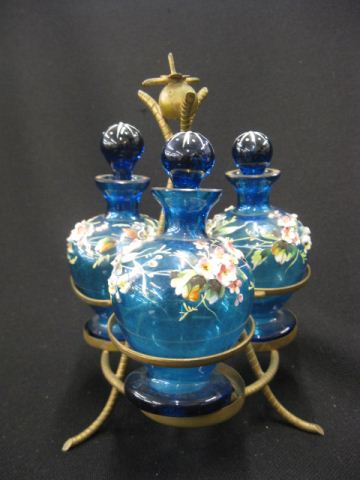 Victorian Enameled Art Glass Perfume 14fe24