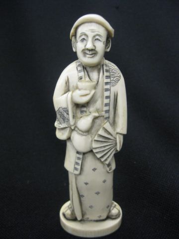 Chinese Carved Ivory Figurine of a Man