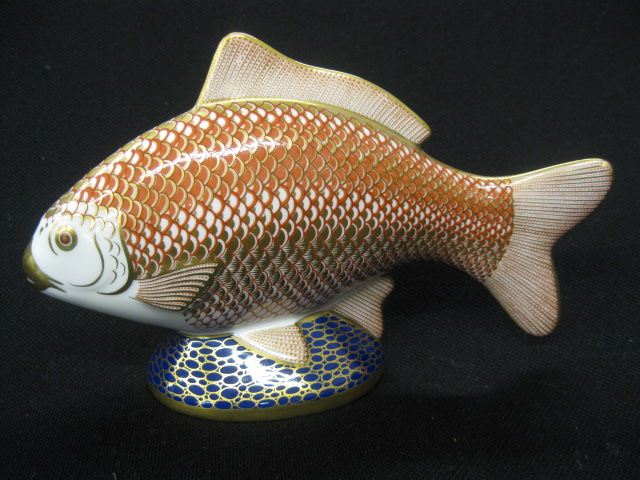 Royal Crown Derby Porcelain Fish 14fe62