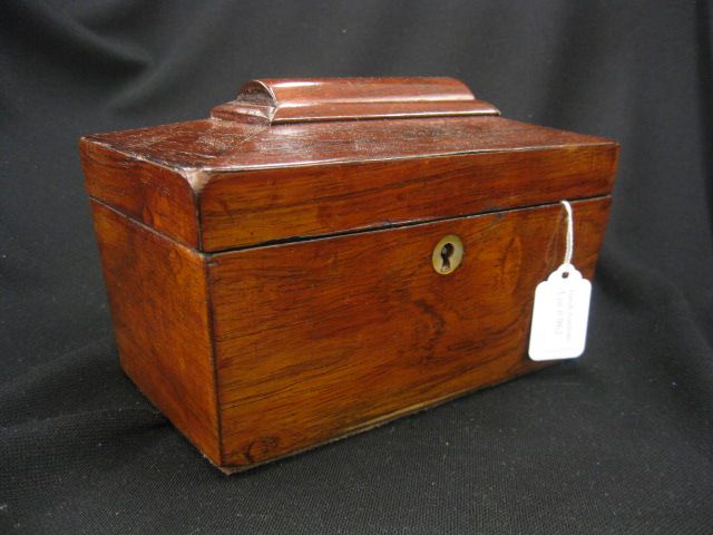 19th Century Rosewood Tea Caddy 14fe78