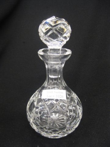 Cut Crystal Perfume or Cologne Bottle