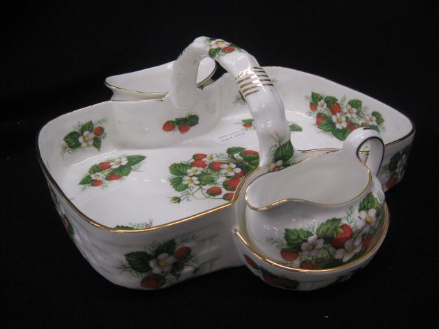 Hammersley Porcelain Strawberry Server