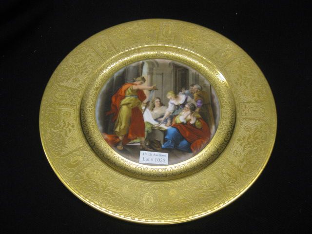 Heinrich Porcelain Cabinet Plate neo-classical