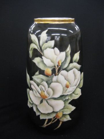 Handpainted Porcelain Vase magnolia 14ff05