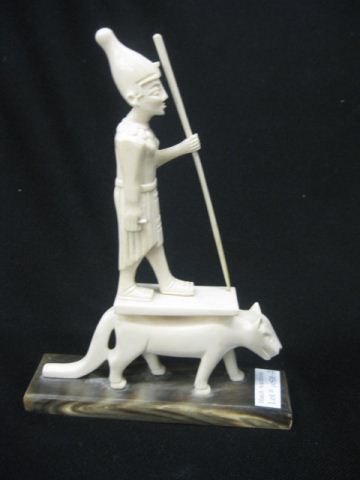 Egyptian Carved Ivory Figurine of a