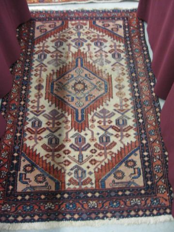 Hamadan Persian Handmade Rug geometric