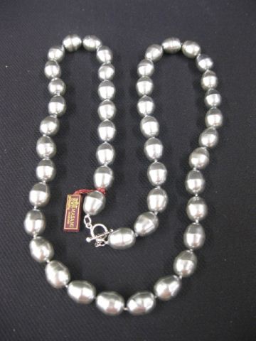 Masami Silver Grey Mother of Pearl Necklace