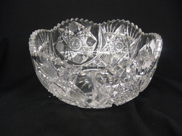 Cut Glass Bowl starbursts within 14ff7d