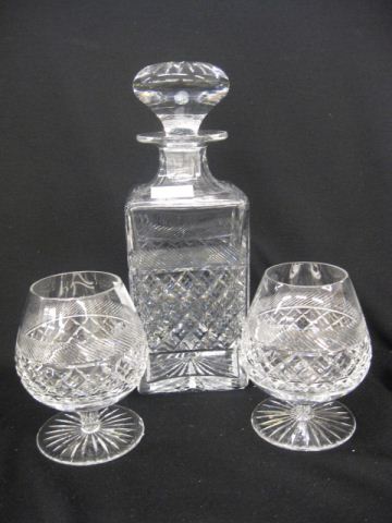 Cartier Cut Crystal Decanter and