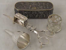 A 19th c oval Chinese export silver 15000a