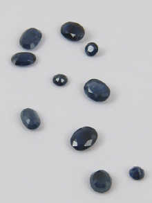 A quantity of loose polished sapphires 150028