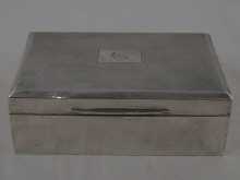 A silver cigarette box with engine 150022