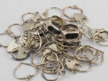 A quantity of silver and white