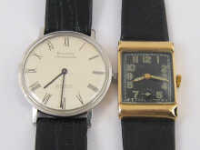 A 14 ct gold gents wrist watch 15006a