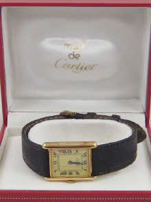 A ladys silver gilt  Must de Cartier