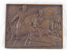 A Turkish wooden panel from the