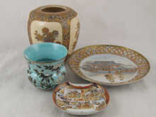 Japanese ceramics. A display plate