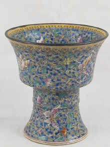 A Chinese ceremonial ceramic vessel