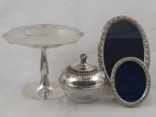 A silver tazza c. 1950 16 cm high