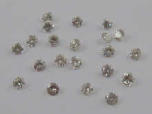 A quantity of loose polished round