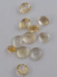 A quantity of loose polished citrines 150130