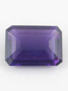 An exceptional loose polished amethyst