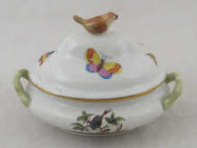 A two handled pot and cover by Herend