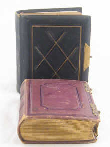 Two 19th century photograph albums each