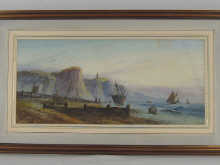 A 19th c. seascape watercolour of sailing